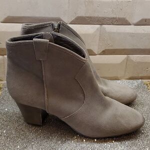 ASH Taupe Suede Booties - Size 40